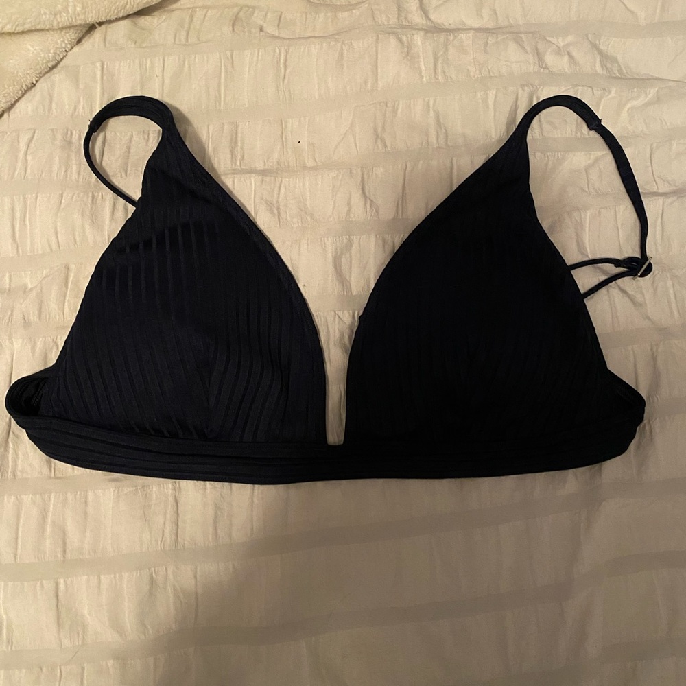 Navy blue bikini top